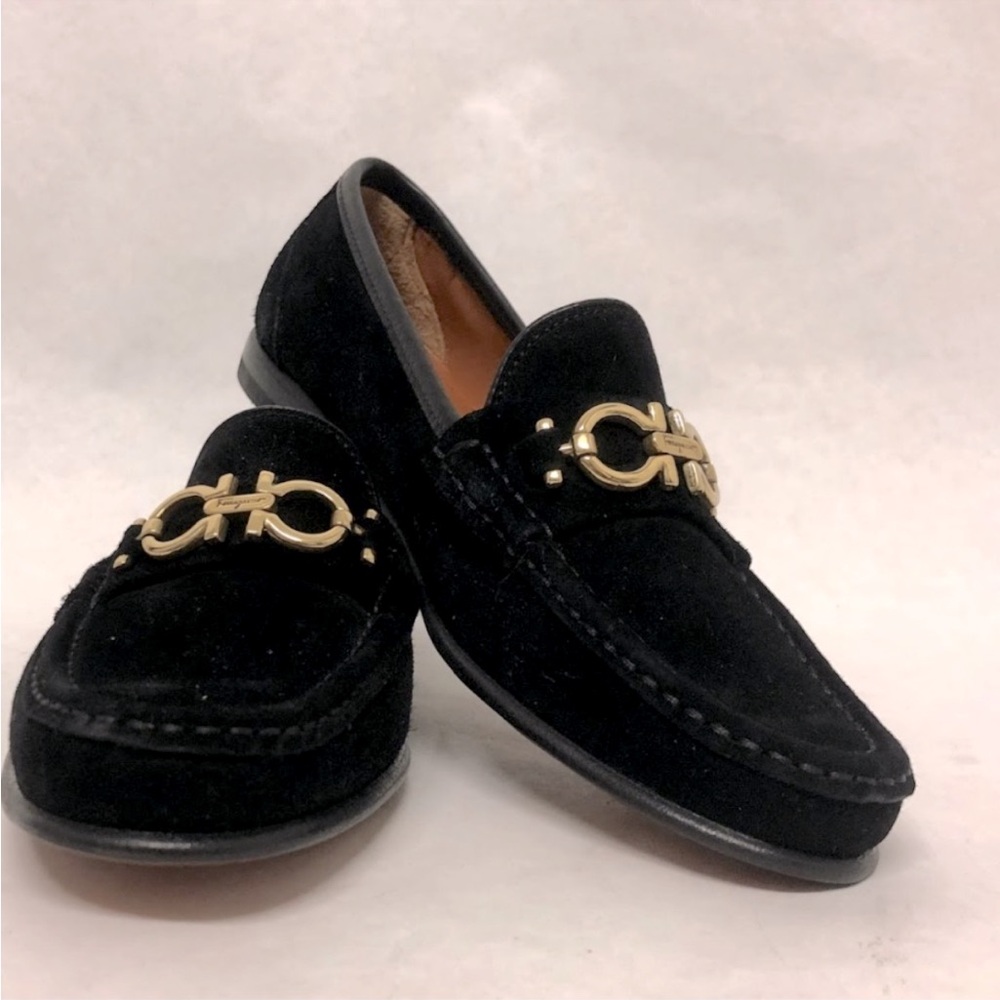 COPY - Salvatore Ferragamo Suede loafers size:10 1/2